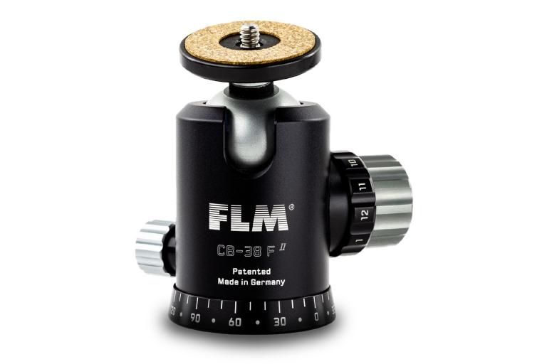 FLM CB-38 F II mit Friktion und versatzfreier Klemmung der Kugel.