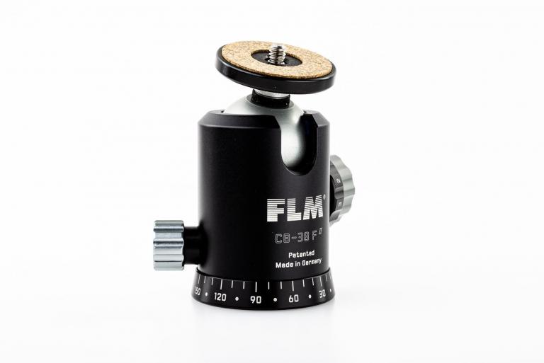 FLM CB-38 F II mit Friktion und versatzfreier Klemmung der Kugel.
