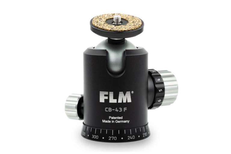 FLM CB-43 F II mit Friktion und versatzfreier Klemmung der Kugel.