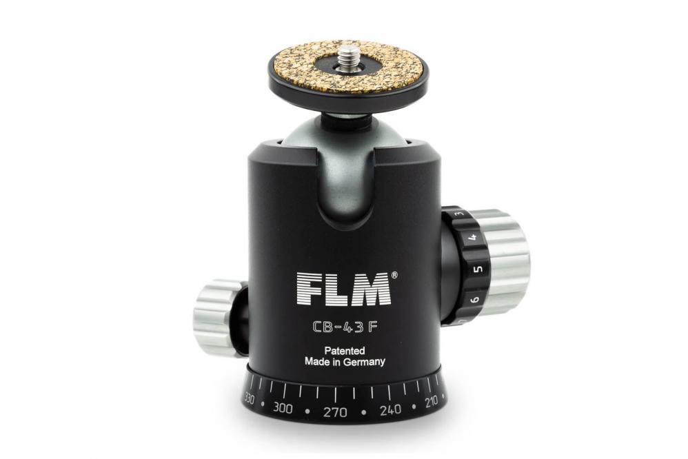 FLM CB-43 F II mit Friktion und versatzfreier Klemmung der Kugel.