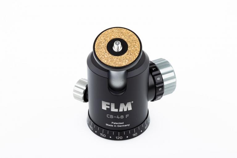 FLM CB-48 F II mit Friktion und versatzfreier Klemmung der Kugel.