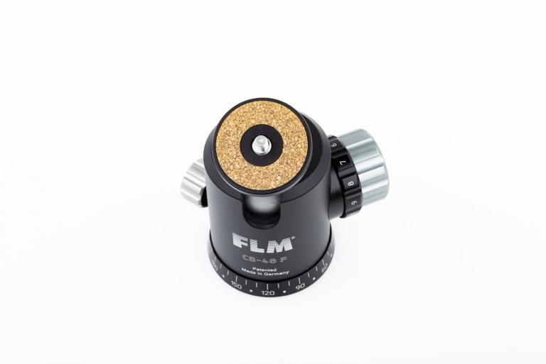 FLM CB-48 F II mit Friktion und versatzfreier Klemmung der Kugel.