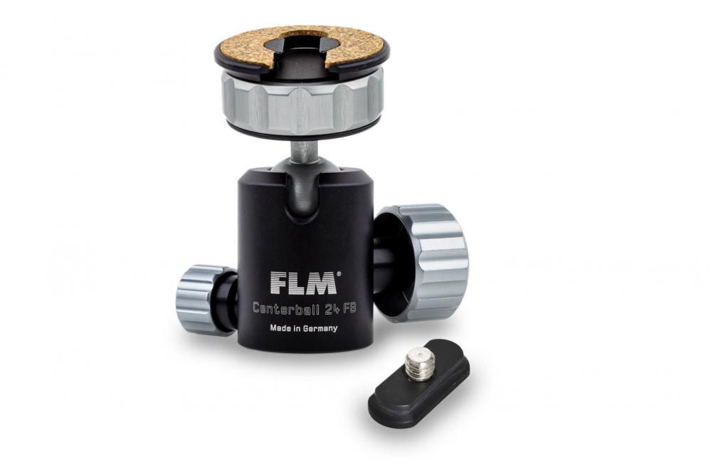 FLM CB-24 FB ohne Friktion - kleiner und leichter Kugelkopf mit separater Klemmung der Rotation.