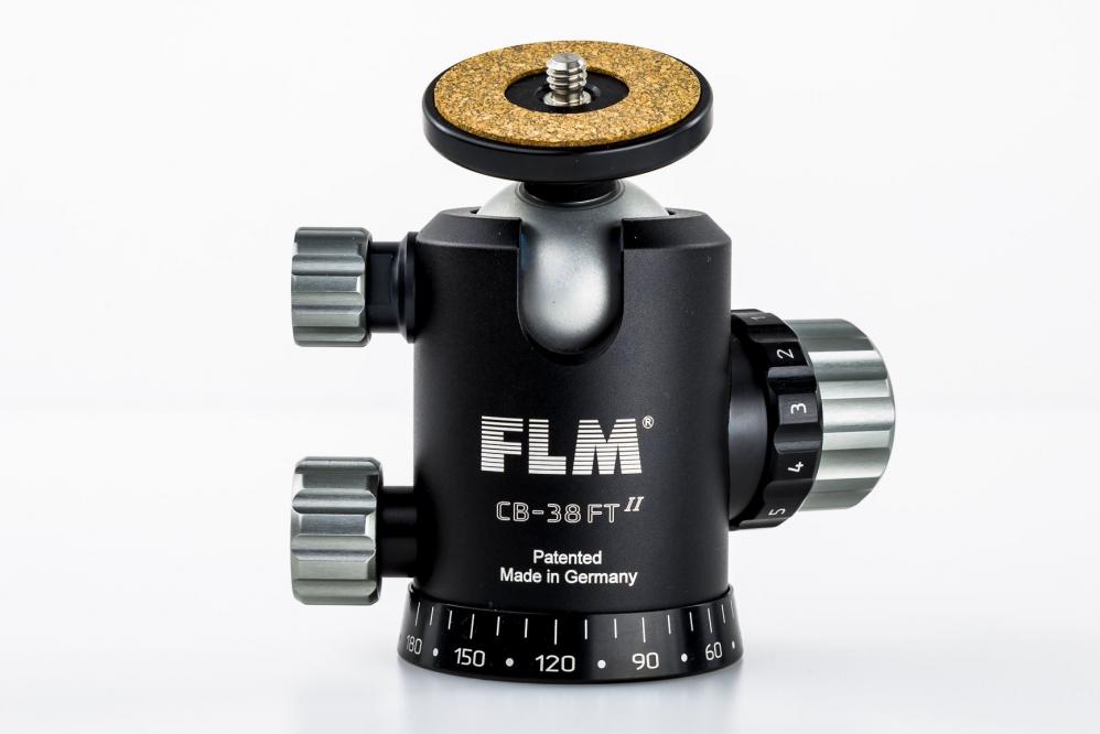 FLM CB-38 FT II mit Friktion und versatzfreier Klemmung der Kugel.