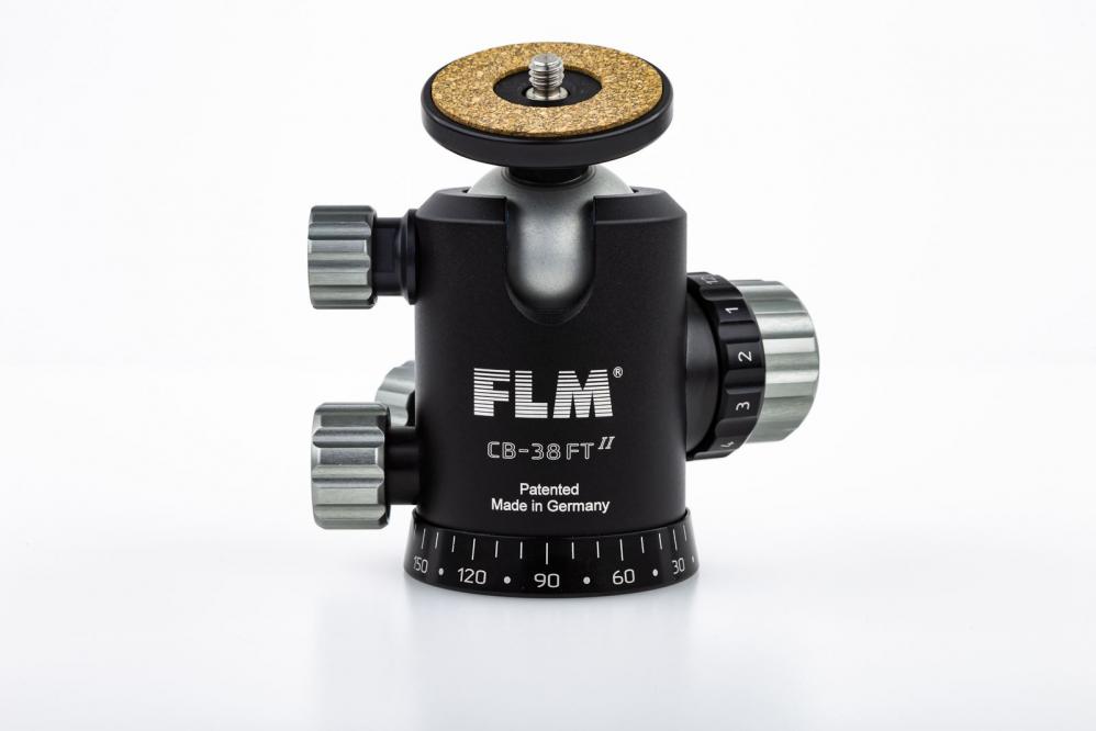 FLM CB-38 FTR II mit Friktion und versatzfreier Klemmung der Kugel.