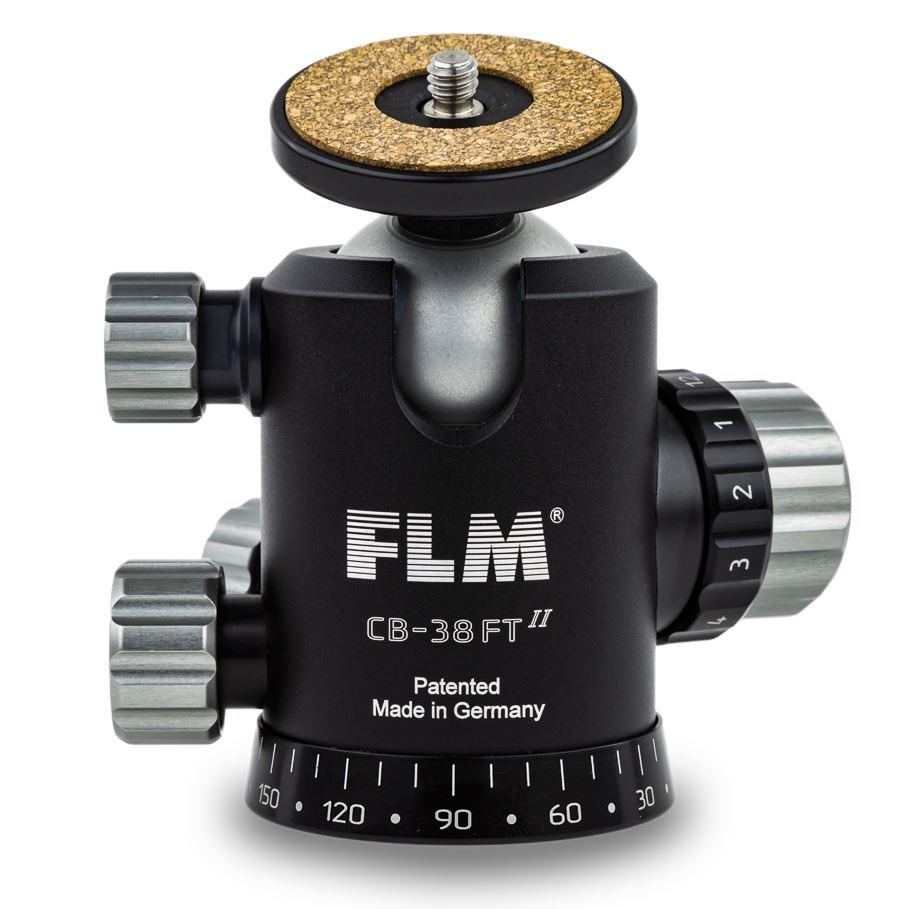 FLM CB-38 FTR II mit Friktion und versatzfreier Klemmung der Kugel.