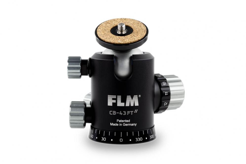 FLM CB-43 FTR II mit Friktion und versatzfreier Klemmung der Kugel.