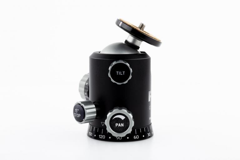 FLM CB-43 FT, mit Friktion - Kugelkopf für Profis - mit PRS-Knopf für Panorama-Fotografie.