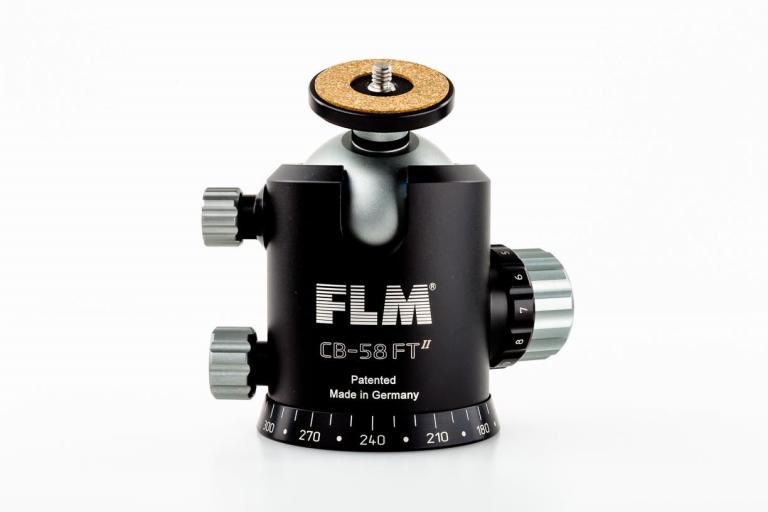 FLM CB-58 FT, mit Friktion - Kugelkopf für Profis - erweiterbar mit PRS-Knopf für Panorama-Fotografie.