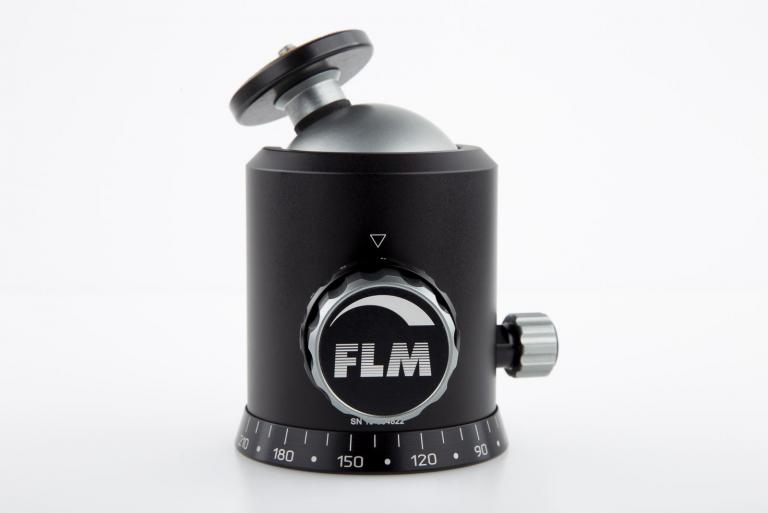 FLM CB-58 FT, mit Friktion - Kugelkopf für Profis - mit PRS-Knopf für Panorama-Fotografie.