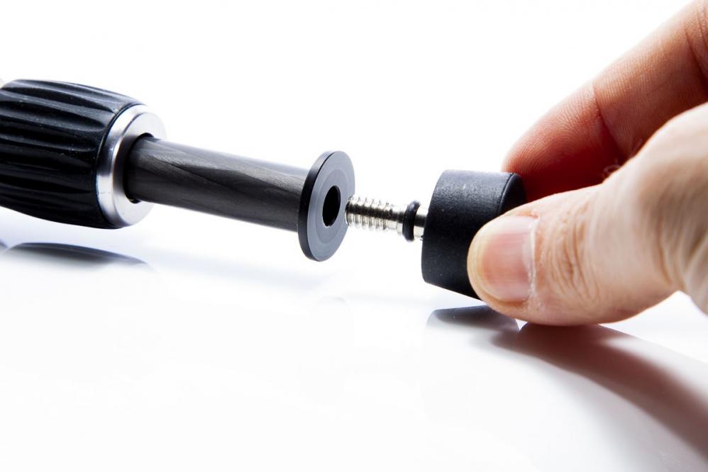 Gummifüße für FLM CP-26 Travel Classic (CL) mit Mittelsäule.