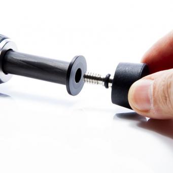 Gummifüße für FLM CP-26 Travel Classic (CL) mit Mittelsäule.