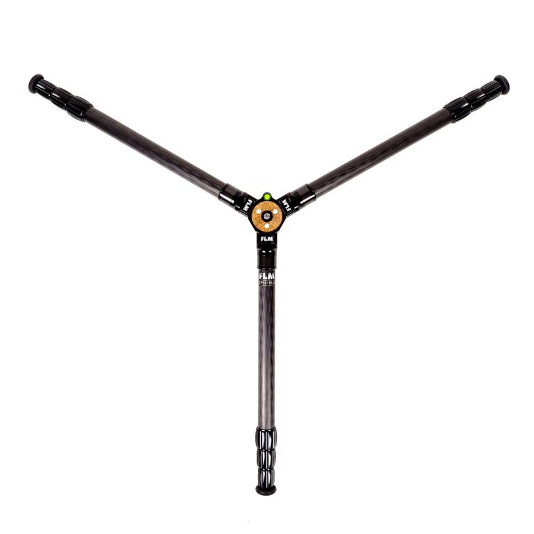 FLM CP-30 S4 II Carbon-Aluminium-Stativ mit drei Beinen.