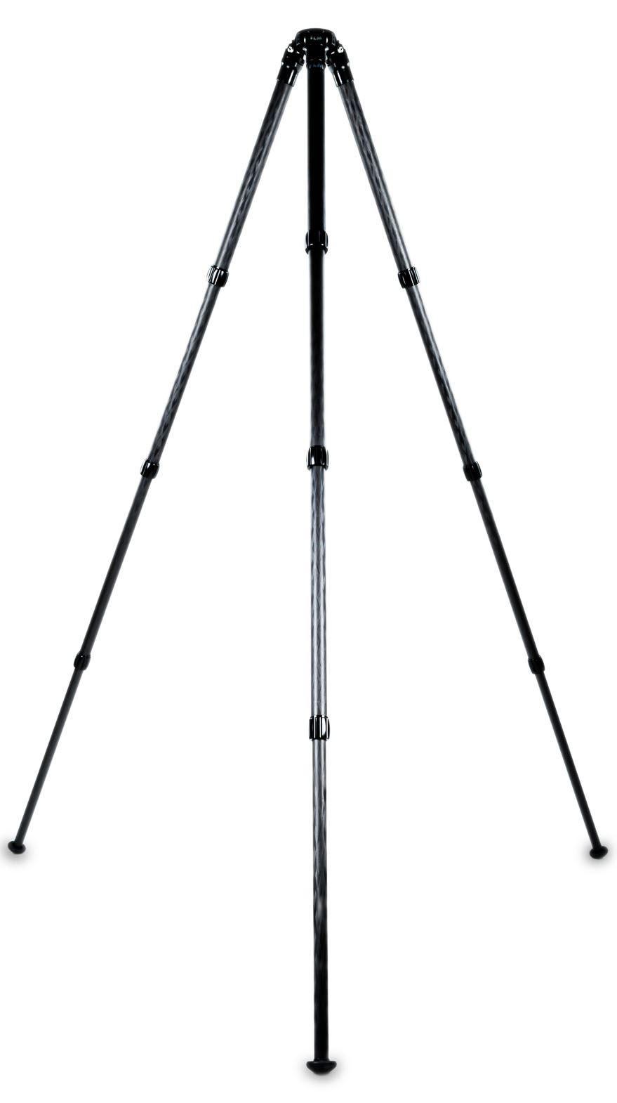 FLM CP-34 L4 II Carbon-Aluminium-Stativ mit drei Beinen.