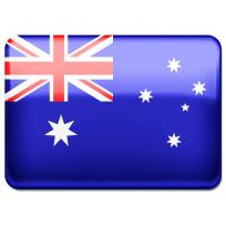 Länderflagge Australien.