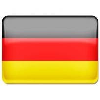 Länderflagge Deutschland.