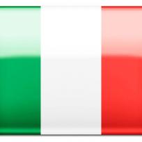 Länderflagge Italien.