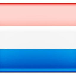 Länderflagge Luxemburg.