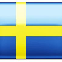 Länderflagge Schweden.