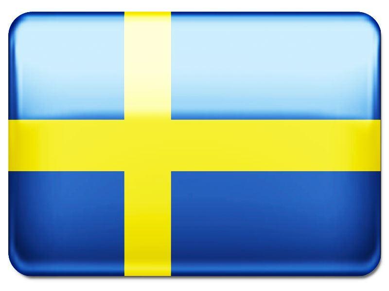 Länderflagge Schweden.