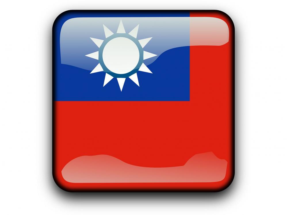 Länderflagge Taiwan.